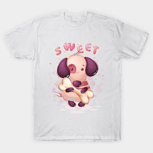 Dog with bone T-Shirt